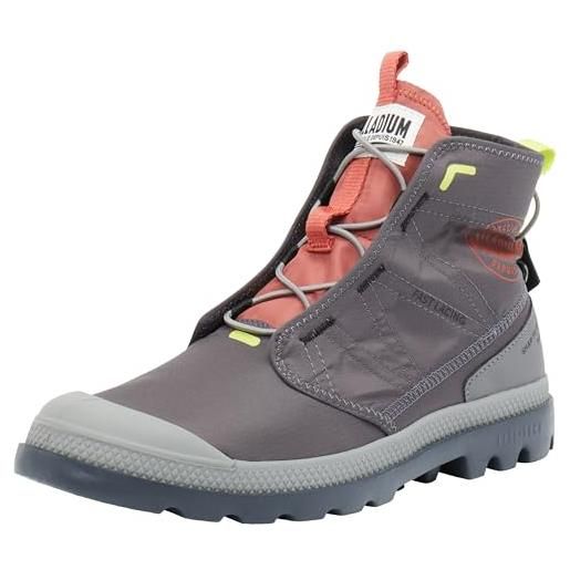 Palladium pampa travel lite rs, scarpe da ginnastica unisex-adulto, asfalto, 44 eu