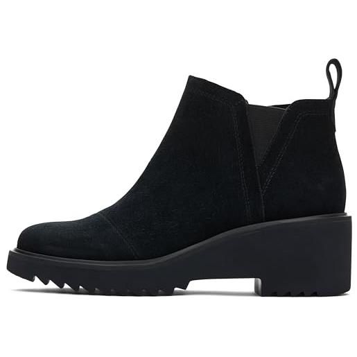 TOMS maude, stivaletto donna, camoscio castagno, 38 eu