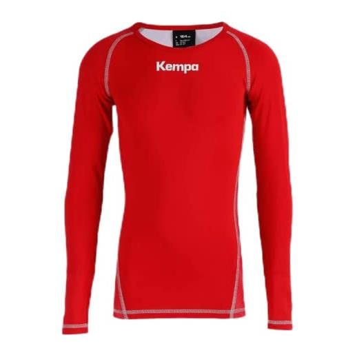 Kempa abbigliamento bambino team sport attitude a maniche lunghe, bambini, bekleidung teamsport attitude longsleeve, rosso