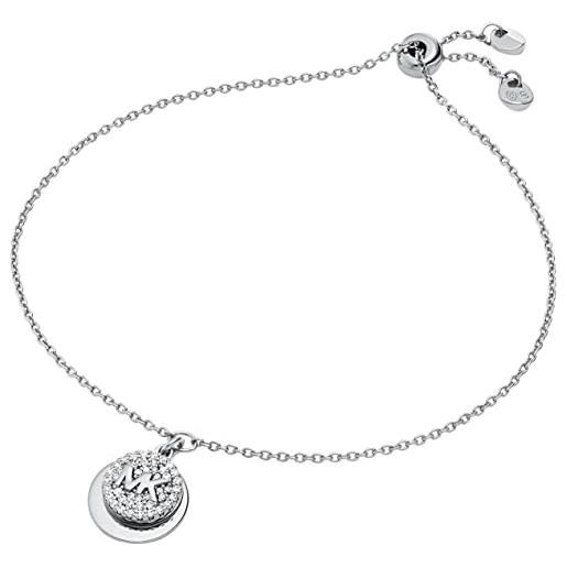 Michael Kors - bracciale da donna in argento sterling con tonalità argento sterling mkc1514an040, argento sterling, argento sterling