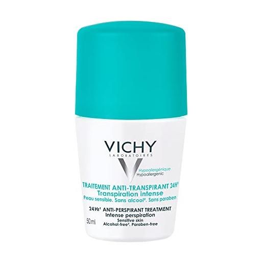 VICHY deodorante antitraspirante 48h di vichy, deodorante unisex - roll on 50 ml