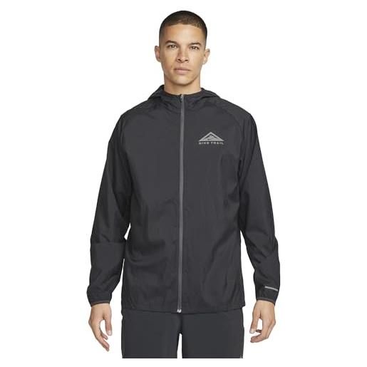 Nike dx6883-010 m nk aireez jacket giacca uomo black/dk smoke grey/white taglia l