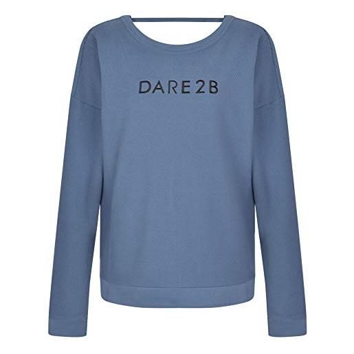Dare 2B dare2b - maglione in pile da donna resilience, in cotone, con apertura sul retro