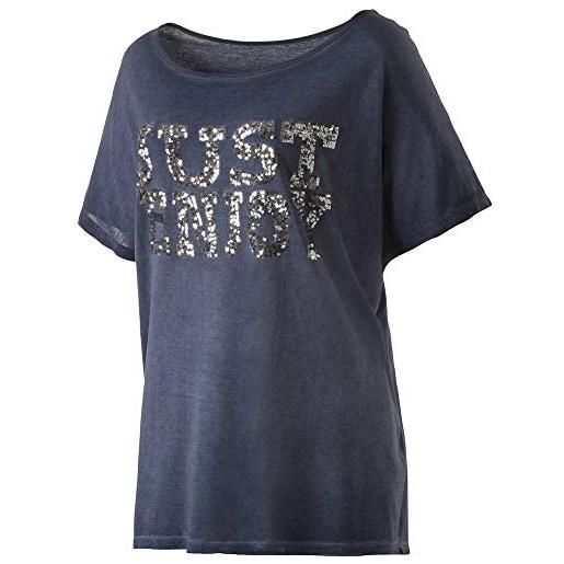 Firefly emma, t-shirt donna, grigio melange, 42