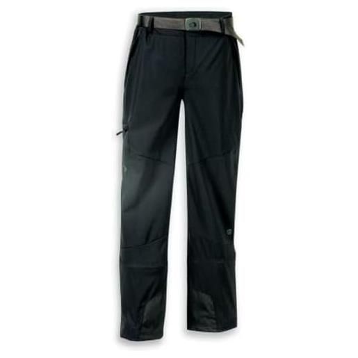 Tatonka tech - pantaloni da donna bell lady pants in softshell, colore: nero