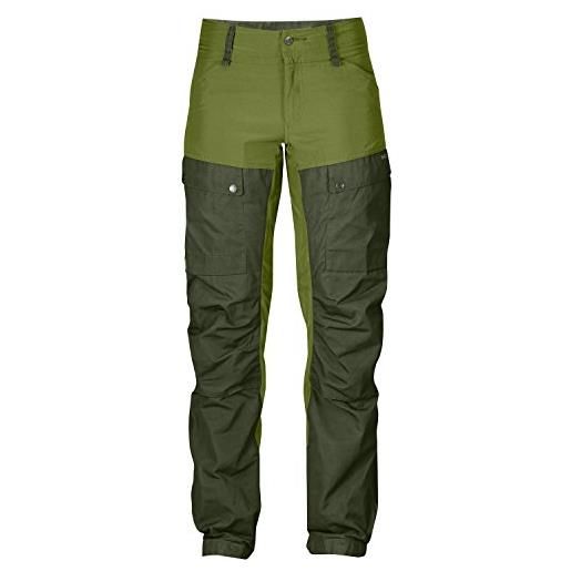 Fjällräven keb trousers w regular, pantaloni lunghi. Donna, copper verde, 44