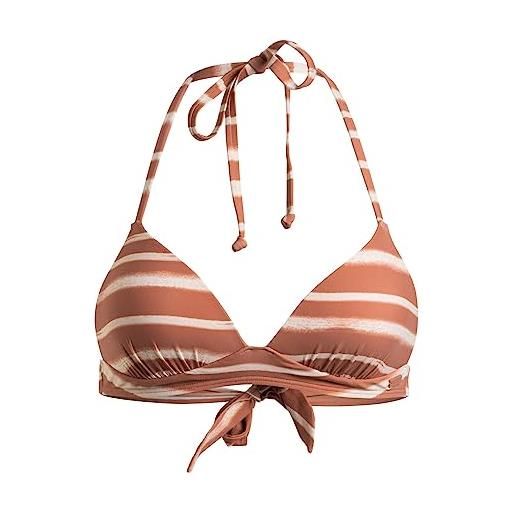 Roxy printed beach classics top bikini con collo halter da donna