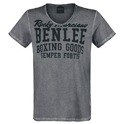 BENLEE Rocky Marciano palmdale - maglietta da uomo, uomo, t-shirt, 190626, grigio, s