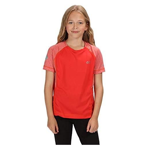 Regatta dazzler ii quick drying reflective active, t-shirt bambino, lime punch/lime punch, 11-12