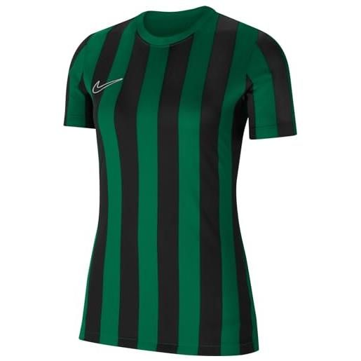 Nike - maglia da donna striped division iv jersey s/s, donna, maglia da donna. , cw3816-719, giallo tour/nero/bianco, xs