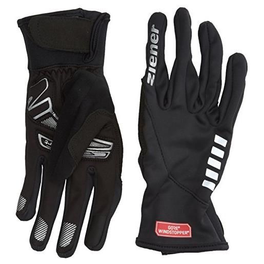 Ziener dagur gws touch bike glove, guanti da ciclismo uomo, nero, 6.5