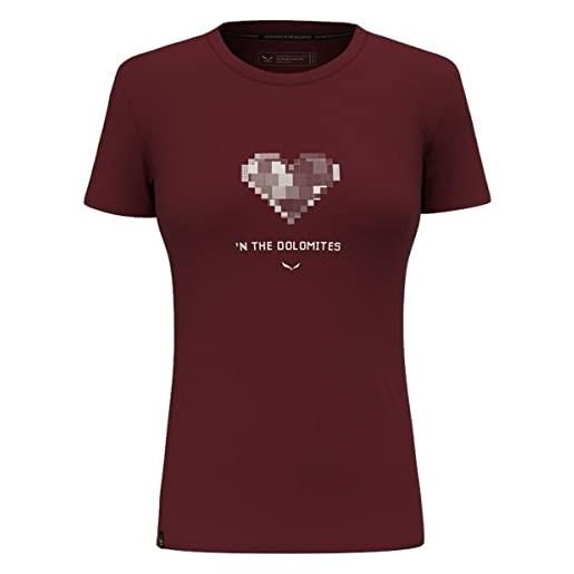 Salewa pure heart dry short sleeve t-shirt de 38