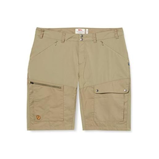 Fjallraven 89857-196-232 abisko midsummer shorts w pantaloncini donna dune beige-buckwheat brown taglia 38