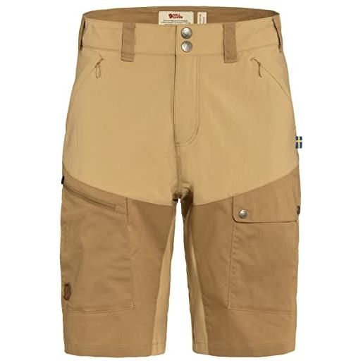 Fjallraven 89857-196-232 abisko midsummer shorts w pantaloncini donna dune beige-buckwheat brown taglia 40