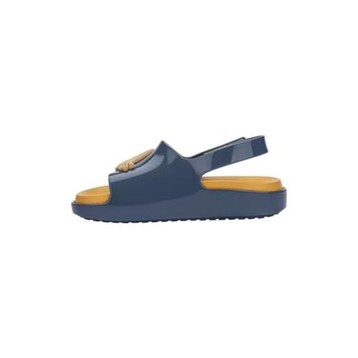 melissa mini cloud sandal + tarsila, sandali piatto ragazze, blu, 25/25.5 eu