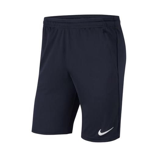 Nike dri-fit park, pantaloncini da calcio uomo, nero/nero/bianco, s