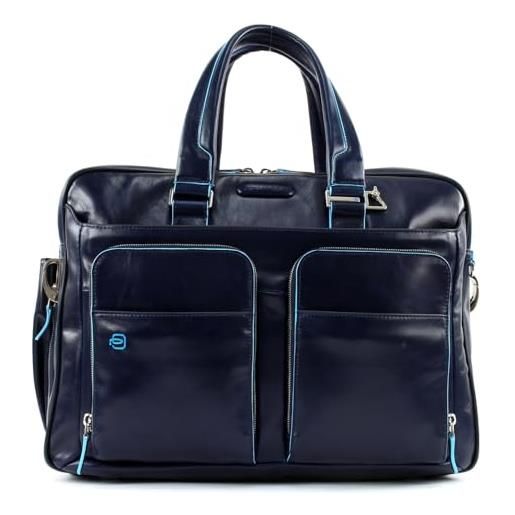 Piquadro ca2765b2 borsa, collezione blu square, blu