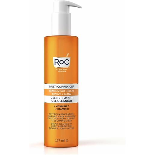 Amicafarmacia roc multi correxion revive+glow gel detergente viso rinvigorente con vitamina c 177ml