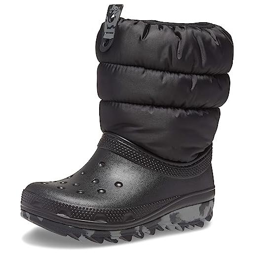 Crocs classic neo puff boot toddler 207683-001, boy boots, winter boots, black, 23/24 eu