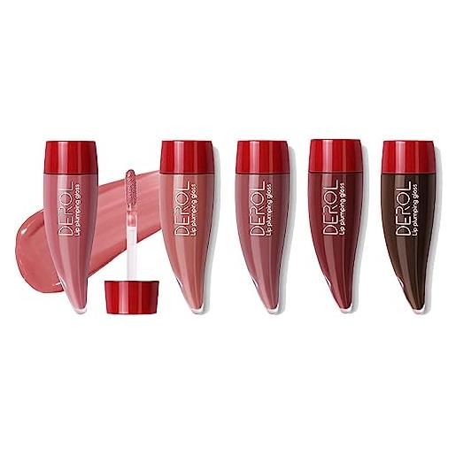 Holzsammlung rossetto liquido mat & matite labbra set, 12pcs rossetti opaco a lunga tenuta no-transfer - lucidalabbra per una bocca rosa-nude, ultra-matte, makeup regalo rossetto liquido