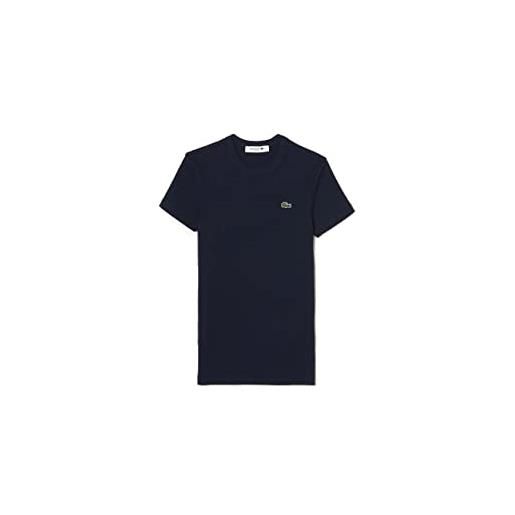 Lacoste tf5538 maglietta & turtle neck shirt, blu navy, xxs donna