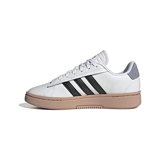 Adidas grand court alpha, sneaker donna, ftwr white/zero met. /ftwr white, 41 1/3 eu