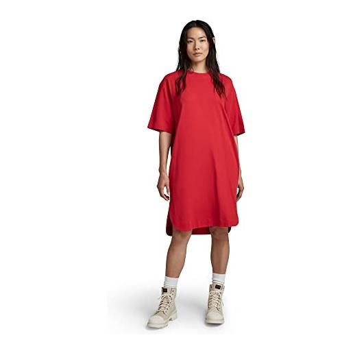 G-STAR RAW women's boxy u tee dress , rosso (acid red d22840-c336-a911), s
