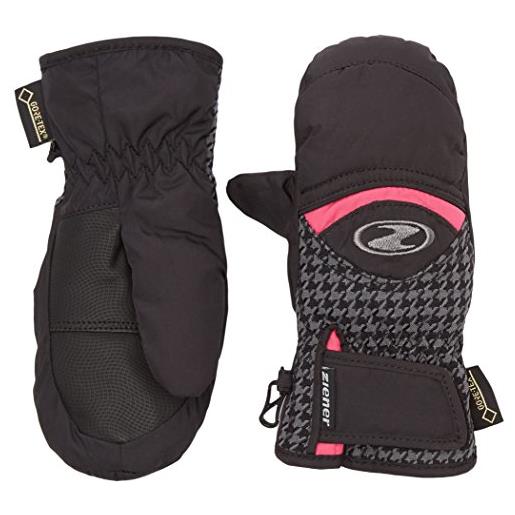 Ziener lisbo gtx(r) glove junior, guanti da sci. Bambino, grey pepita, 3.5
