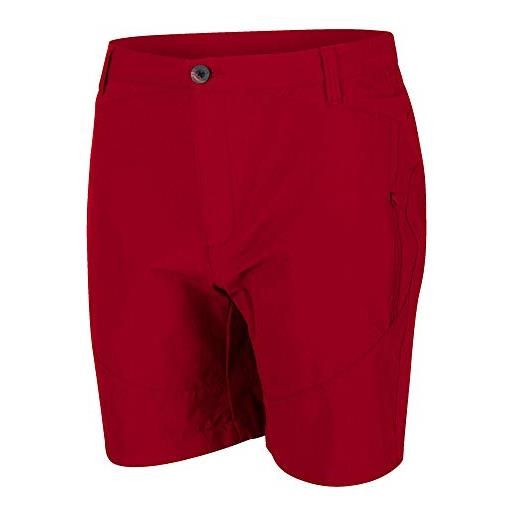 Regatta highton mid' multiple pocket active stretch walking, pantaloncini uomo, delhi red, 36