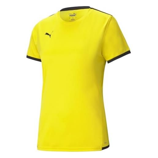 PUMA teamliga jersey w maglietta, giallo, xl unisex-adulto