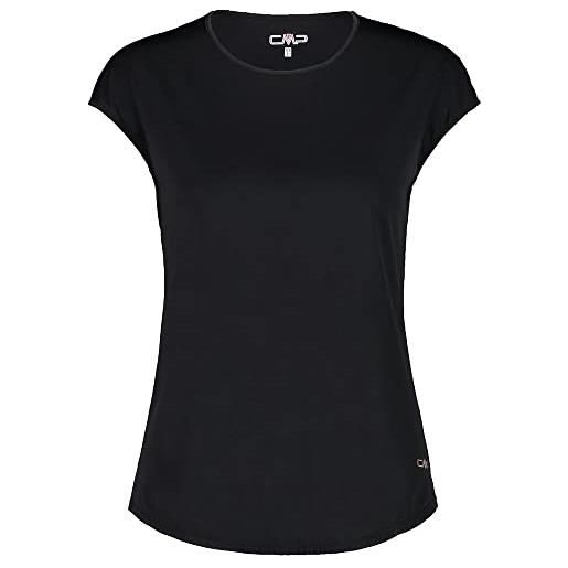 CMP polyester jersey t-shirt, girl, 50, black blue