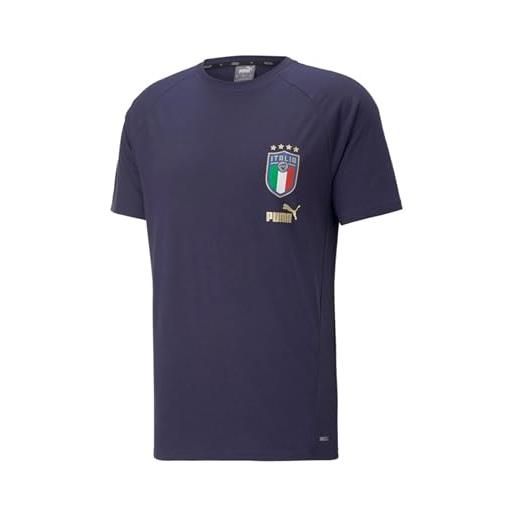 PUMA t-shirt italia coach uomo squadre blu m