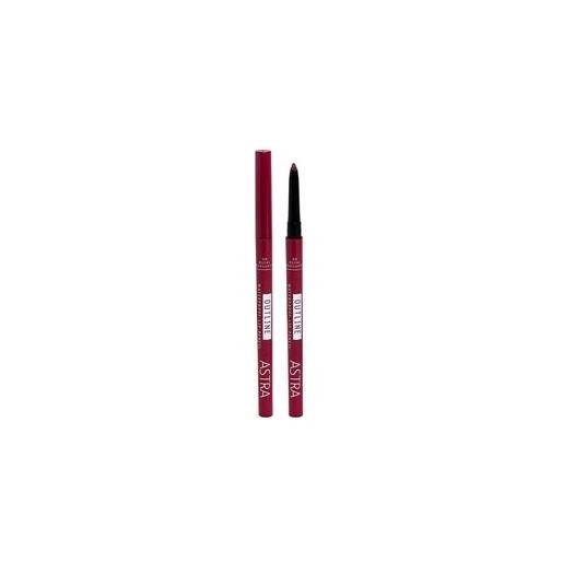 Astra matita labbra outline waterproof lip pencil 08 royal burgundy