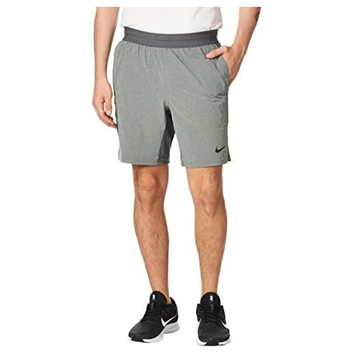 Nike flex pantaloncino, uomo, iron grey/grey fog/(black), 10