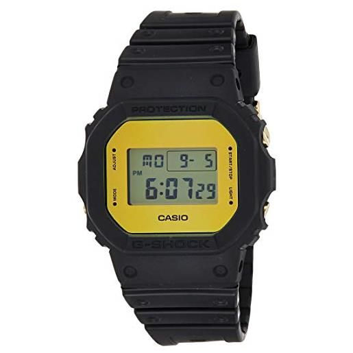 Casio orologio digitale uomo con cinturino in plastica dw-5600bbmb-1er