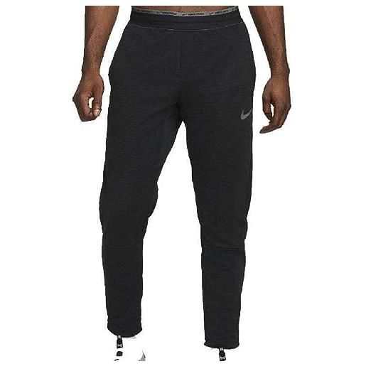 Nike pile npc pantaloni sportivi, black/black/iron grey, s uomo