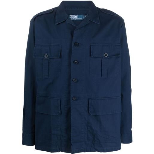 Polo Ralph Lauren camicia con spalline - blu