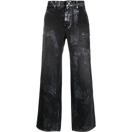 Andersson Bell jeans a gamba ampia - nero