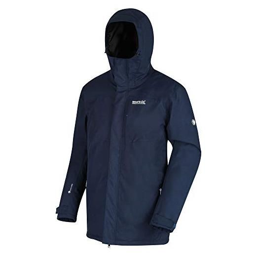 Regatta volter shield battery heated waterproof & breathable thermo-guard insulated winter jacket with electric heating system, giacca impermeabile isolante. Uomo, marina militare, xxxl