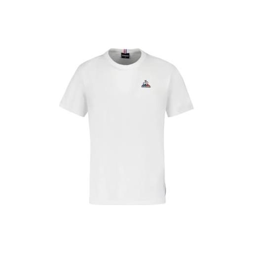 Le Coq Sportif tri tee ss n°1 m new optical white t-shirt, bianco, s unisex-adulto