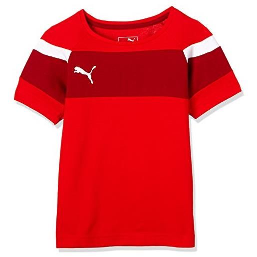 Puma, maglietta per bambini, spirit ii leisure, bambini, 654659_01, rosso PUMA-bianco, 152