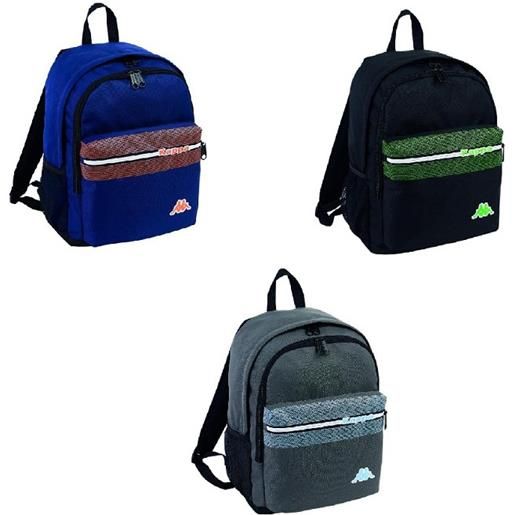 Zaino scuola Doppio Scomparto Seven® Kappa 4 School - Nero