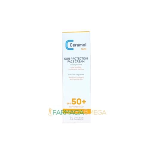 Ceramol Sun protection face cream viso spf50+ 50ml