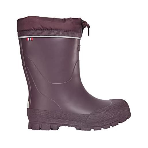 Viking jolly warm, rain boot unisex-adulto, uva, 35 eu