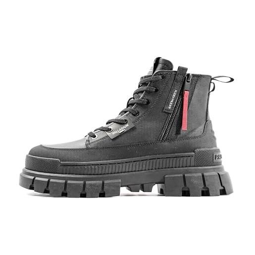 Palladium revolt boot zip lth, scarpe da ginnastica donna, nero, 39 eu