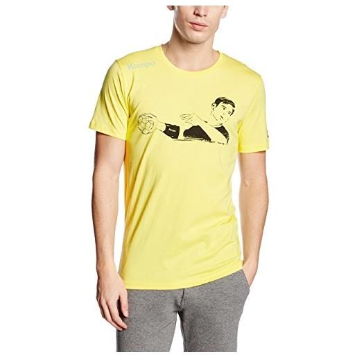 Kempa t-shirt manica corta ug3 grafik giallo chiaro m