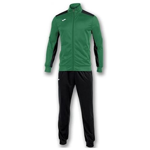 Joma 101096.451.7xs tuta sportiva, academy, ragazzi, verde/nero, 7xs