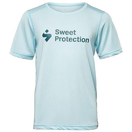 Sweet Protection hunter ss jersey jr - maglietta unisex per bambini blu oceano 152