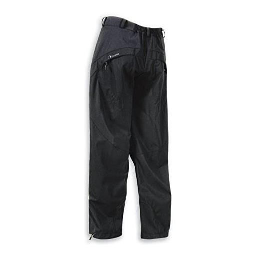 Tatonka tech dalmeny pants - pantaloni softshell da uomo, colore: nero