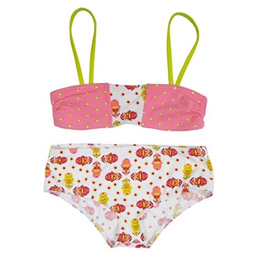 Splash About girls' designer bandeau bikini, kayla la, 3-4 years